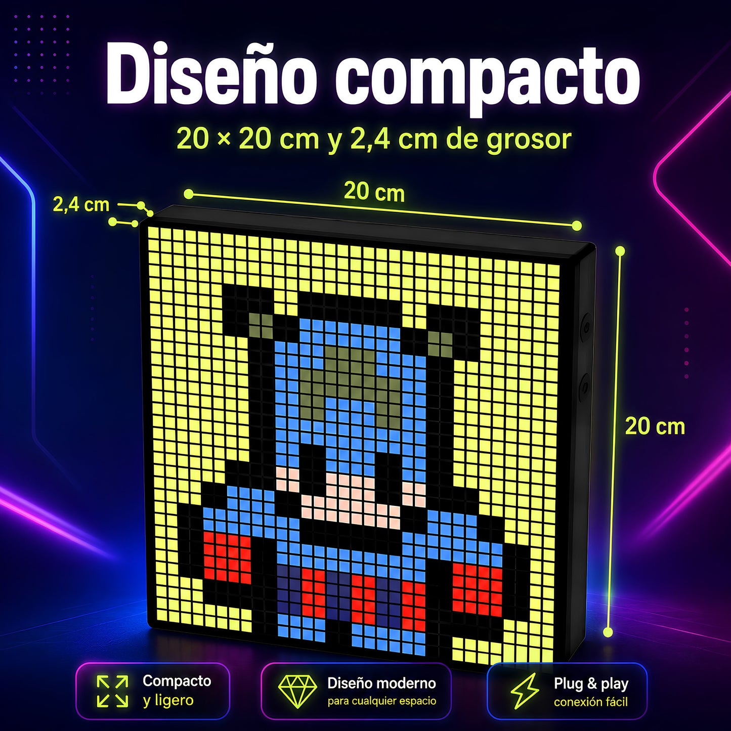 Pantalla LED Pixel Art